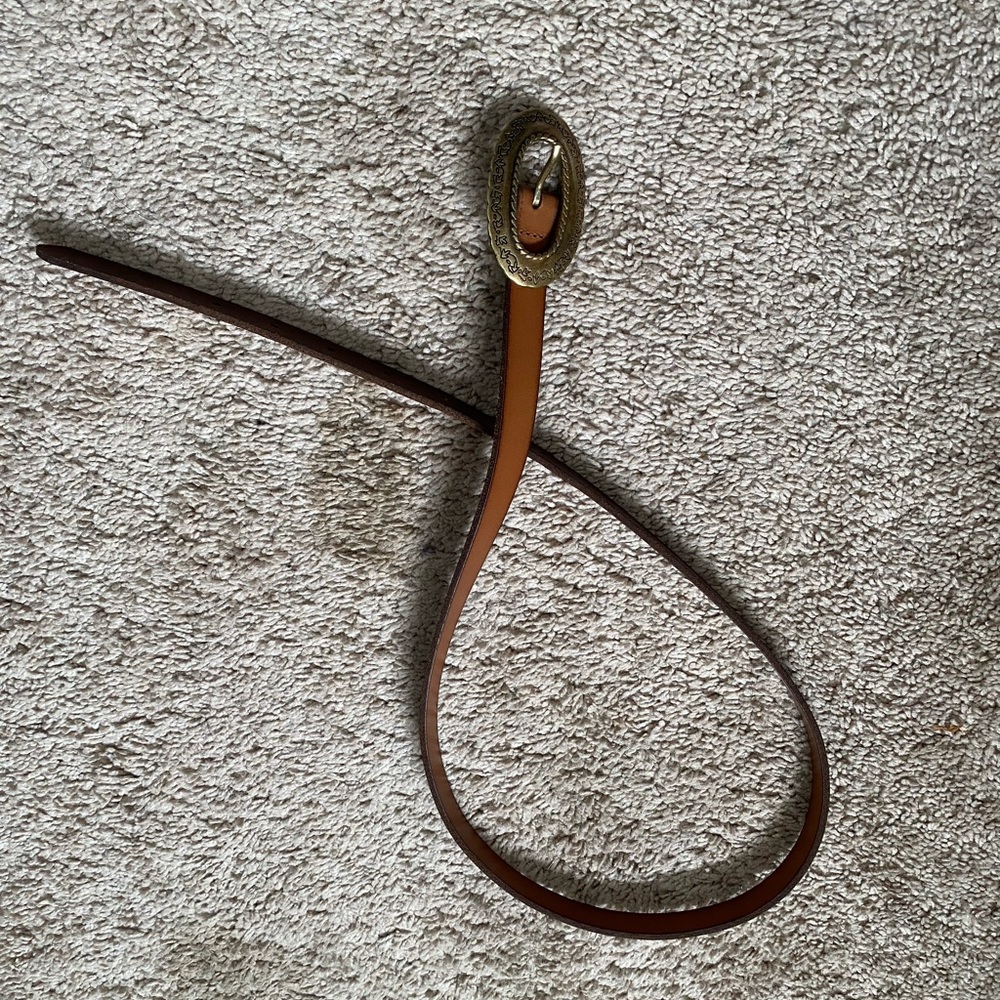 AE detailed brown belt